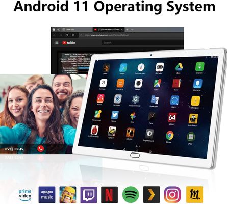 10 παράθυρα 2 PC ταμπλετών Chromebook πυρήνων Octa ίντσας σε 1 με 4+64/128GB