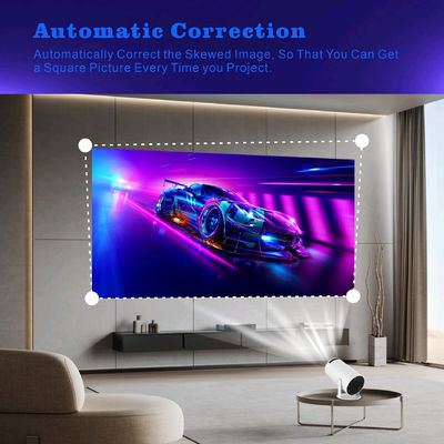 Μέγεθος προβολής 20-200 ιντσών 4K HD προβολέας με LED φωτεινής πηγής ήχου
