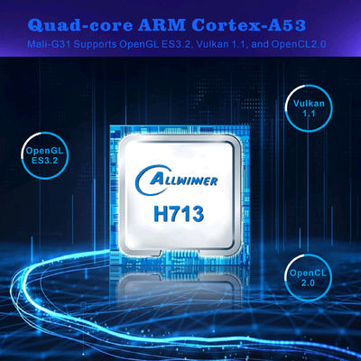 2.69inch LCD TFT Display 4K HD Projector με Quad-core ARM Cortex-A53 CPU και 1G RAM