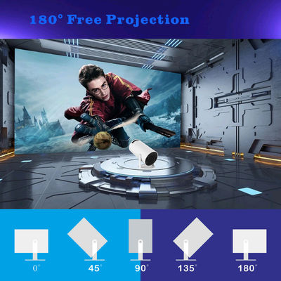 8G ROM Storage 4K HD Projector με Quad-core ARM Cortex-A53 CPU και GPU Mali-G31