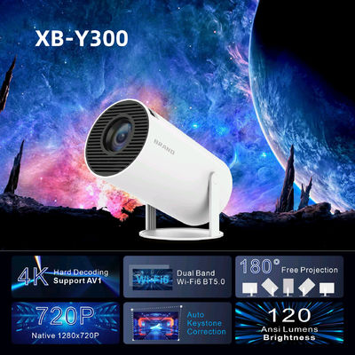 8G ROM Storage 4K HD Projector με Quad-core ARM Cortex-A53 CPU και GPU Mali-G31
